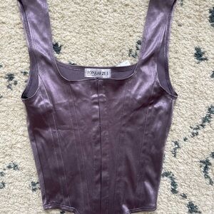 Women's Purple Corset Top
